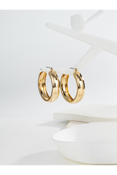 Take Two By Styli Women Plain Hoop Earrings
