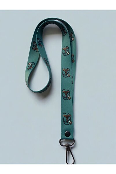 Staffy Κορδόνι για γιακά με θέμα το πράσινο στηθοσκόπιο