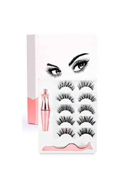 OEM Set of 5 Pairs of Magnetic False Eyelashes