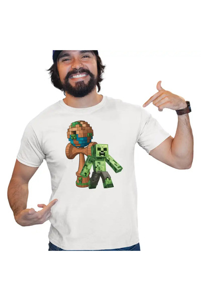 OEM Men's Kendama Minecraft Creeper Trial T-Shirt