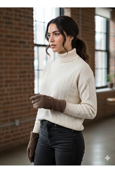 Dorelux Suede Stylish Women's Gloves - Can Be Used with Phone