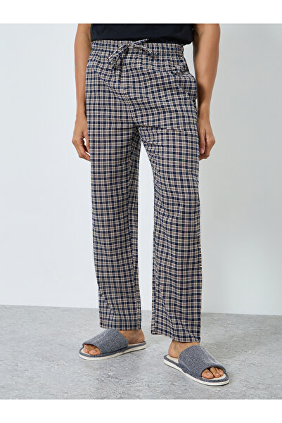 Styli Men Checked Relaxed Fit Pyjama Bottom