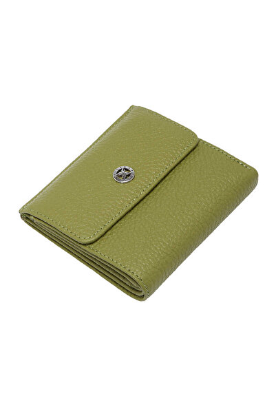 Tergan Yeşil Hakiki Deri Kadın Cüzdan - S1CB00005627-P3V