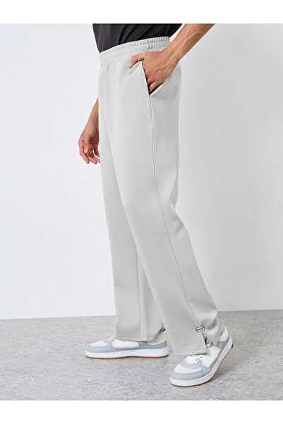 Styli Men Grey Solid Oversized Joggers