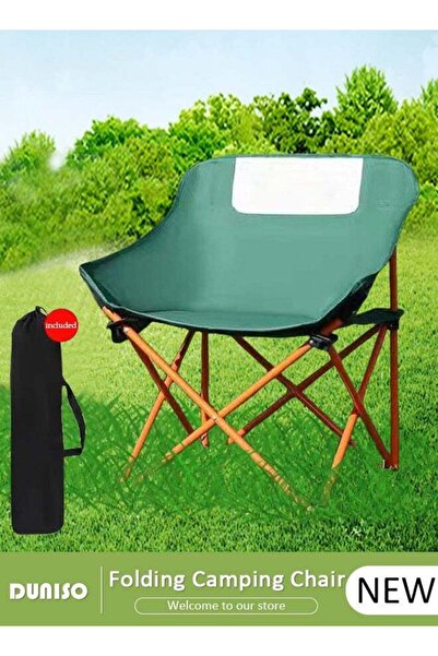 DOMEET كرسي قابل للطي على شكل قمر، كرسي تخييم محمول وخفيف الوزن