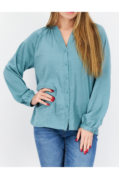 Evendi Shirt, Turquoise