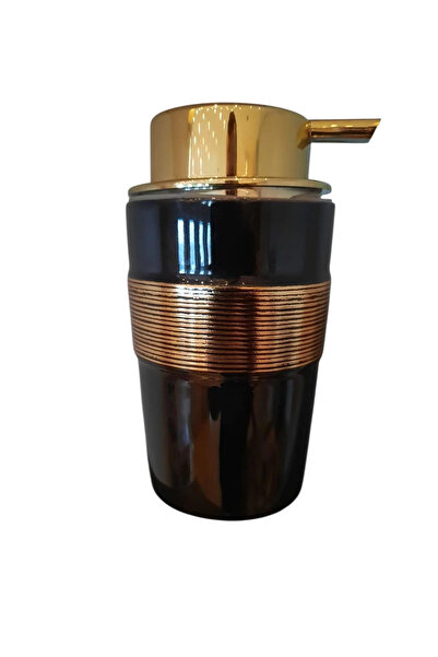 AROW Fi̇ona Porcelain Liquid Soap Dispenser Black Dc1.Tr-3289