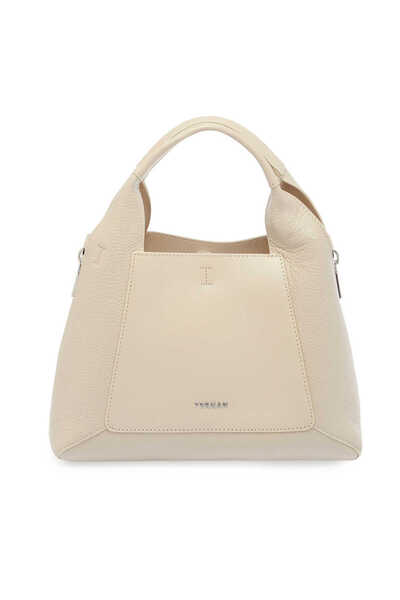 Tergan Bej Hakiki Deri Kadın El Çantası - S24Y1BC80262-D7M