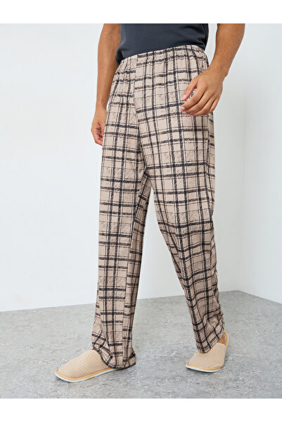 Styli Men Relaxed Fit Checked Print Pyjama