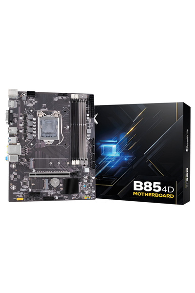 TURBOX FourTeam B85(H81) Sata.M2 4*Ddr3 1600MHz Usb 3.0 Vga Hdmi Ses G.Lan 11...