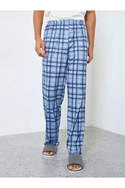 Styli Men Relaxed Fit Checked Print Pyjama