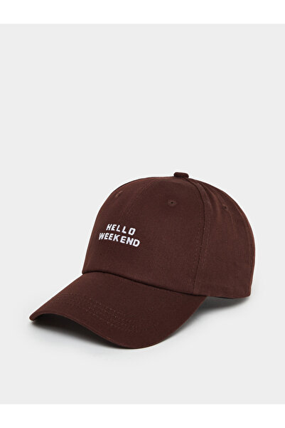 Styli Brown Embroidered Baseball Cap