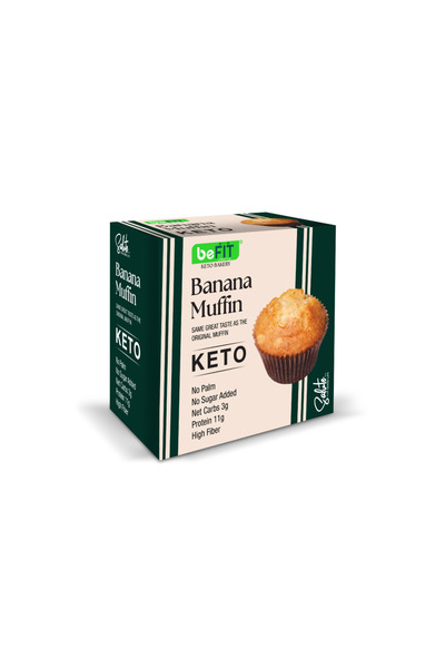 BEFIT LIFESTYLE كعكة الموز كيتو من بي فيت 60 غرام