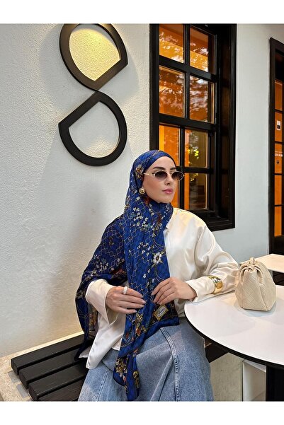 tomrisboutique Luxury Voile Silk Shawl Hijab Foulard Scarf Shawl 70 X 180 cm