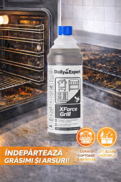 DAILY Degresant concentrat pentru cuptor și grătar Expert XForce Grill, 1 L