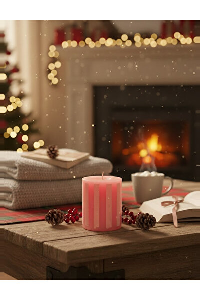 Evendi Decorative candle, Pink