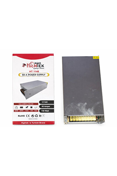 KaraköyOnline 12V 60A güç kaynağı | 720W trafo adaptör | metal kasa güç adapt...