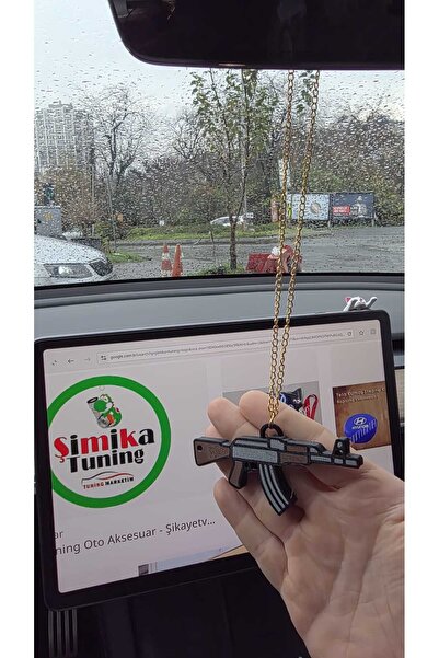 şimika tuning tuningmarketim Ak Dikiz Aynası Süsü Zincirli