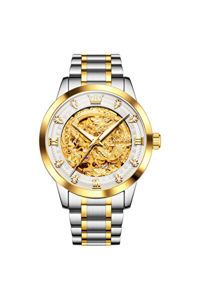 PARAMUN Men's Wristwatch 7027 42 Mm, Mechanical Movement with Hand Movement D...