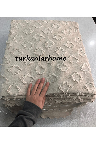 turkanlarhome 200 X 170 cm Chenille Textured Jacquard Sofa Cover Bohemian Squ...