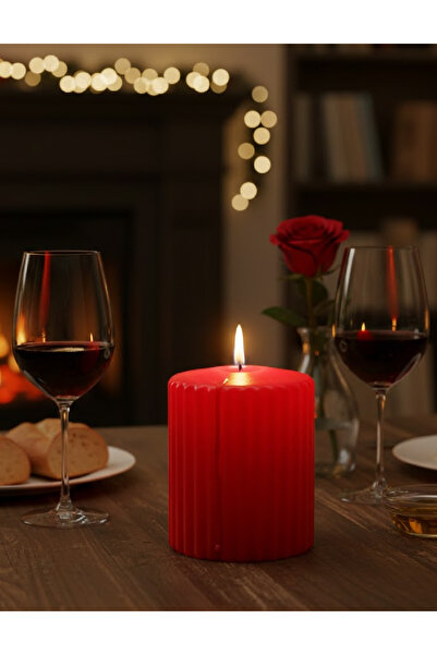 Evendi Decorative candle, Red