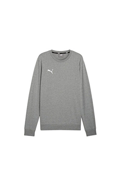 Puma Teamgoal Casuals Crew Neck Men's Football Sweatshirts 65859233 Gray