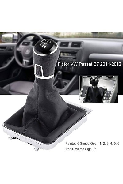 PLASTECH Passat B7 Gear Shift Knob and Gaiter between 2011-2013 New Design Kn...