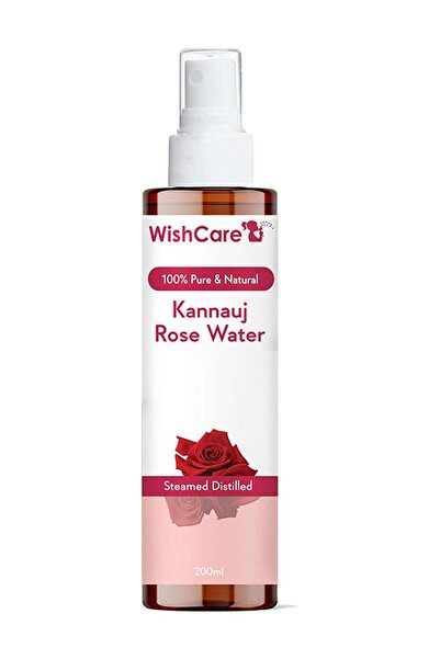 WishCare 100% Pure & Natural Rose Water - For Skin, Face & Hair - Steam Disti...