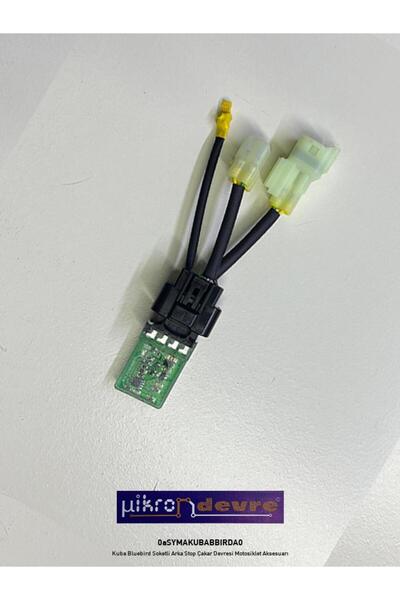 Mikron Devre Kuba Bluebird Uyumlu Soketli Arka Stop Çakar Devresi Motosiklet ...