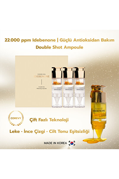 BLANC DUBU Nuborn Cell - Idebenone Double Shot Ampoule Set | 3x11 mL | Ideben...