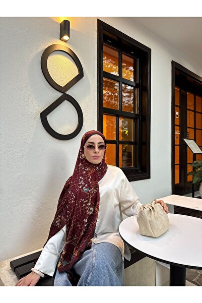 tomrisboutique Luxury Voile Silk Shawl Hijab Foulard Scarf Shawl 70 X 180 cm