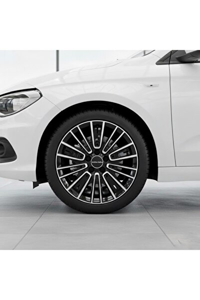 JANT Fiat Egea Uyumlu Kapağı - 16 İnç - 1 Takım (4 adet) - Çelik görünümlü