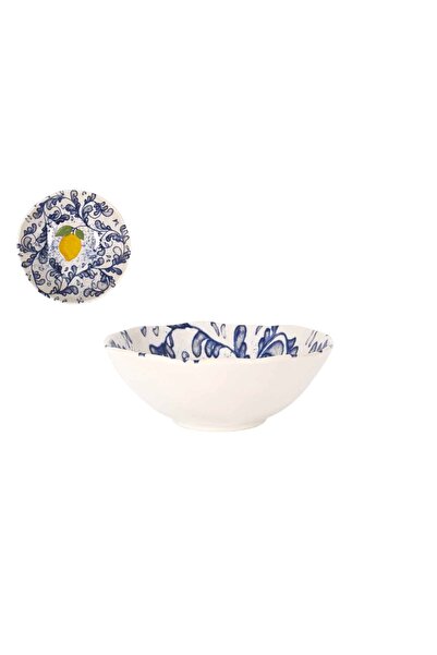 La Mediterranea Bol LIMOI 16 cm, stil Capri cu lămâi -