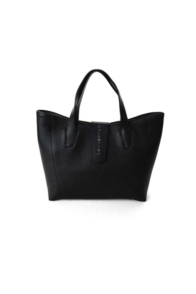 Valentino Women's Leather Shoulder Bag with Removable Strap - Black