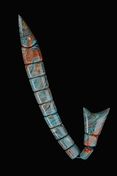 TESBİHCİBABA سبحة صلاة من خرز العنبر المضغوط، إنتاج خاص