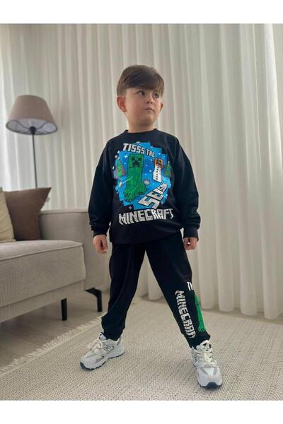 YİGİT BUTİK Karakter Desenli Erkek Çocuk Alt Üst Takım