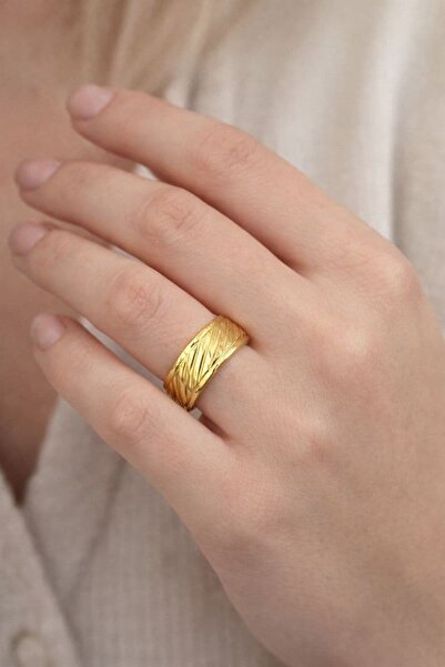 BY YASİN TOPÇU 💍   Cross Pattern Steel Ring 19 Size