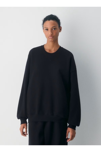 Flaubert -Women's Winter 3 Thread O Oversized Sweatshirt – Simple Soft Fabric...