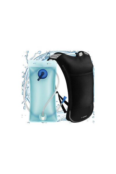 Trizand Rucsac de hidratare, pentru alergare/ciclism, rezervor de 2 litri, br...