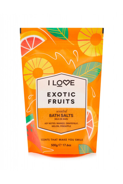 Dove I Love, Colecția Signature, Fructe Exotice, Sare de baie, 500 g