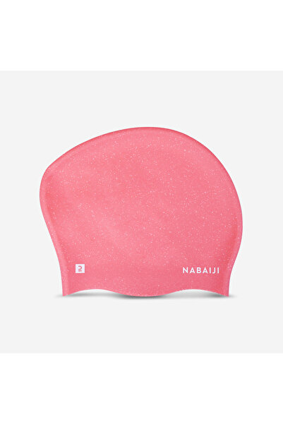 Decathlon Silikon Havuz Bonesi - Pembe - Uzun saçlar - Standart Beden