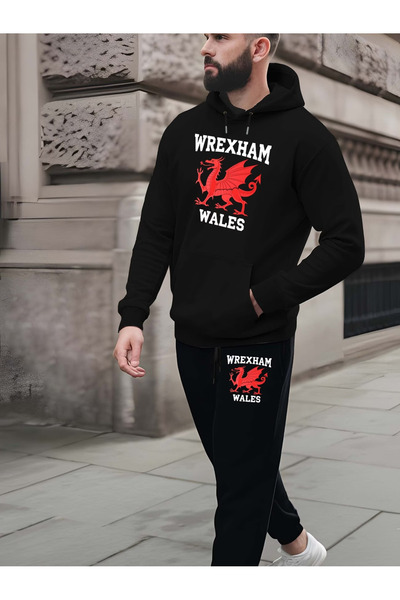 ELAN WEAR Printed Unisex Tracksuit Set Relaxed Fit