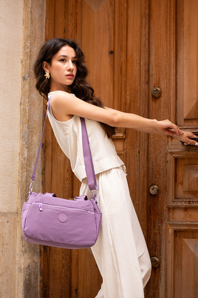 OLDSO Sanmorris Γυναικεία τσάντα χειρός και ώμου με χιαστί λουράκια, αδιάβροχ...