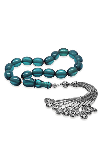 Tesbihane Ateş Kehribar Efe Tesbih - 10-Piece Whip with Non-Tarnishing Metal ...