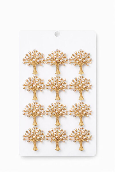 OEM Set de 12 broșe Mărțișor pe carton de prezentare, 17x10 cm, Cadou de 1 Ma...