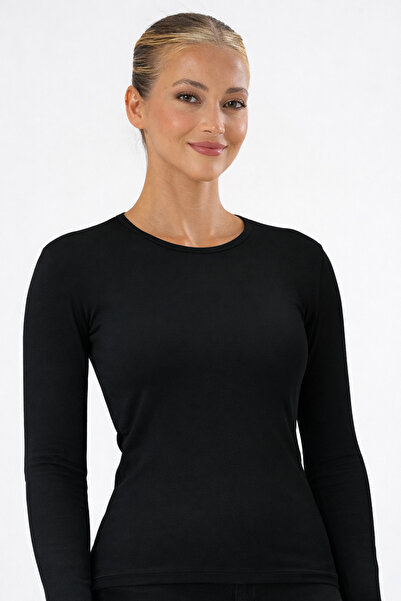 comfytouch Women's Crew Neck White Bodysuit Cotton