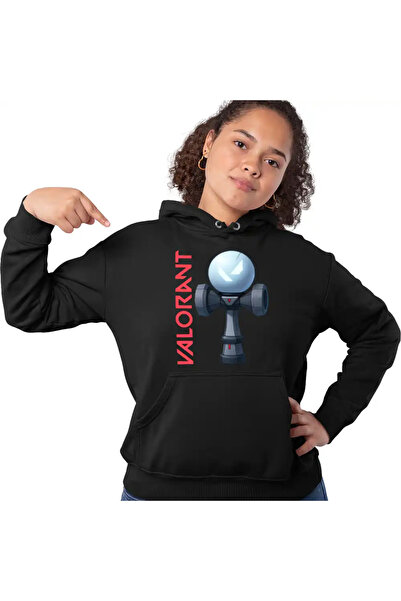 OEM Women's Hoodie Kendama Valorant Gamer Rank Agent