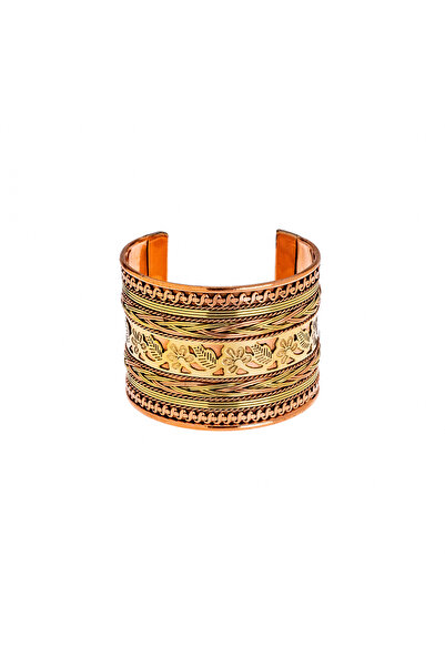 ARANA Brass Flower copper bracelet