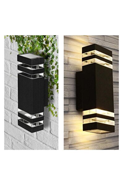 MasterLED Aplica dublă de exterior, IP54, 2 spoturi GU10, carcasă din alumini...