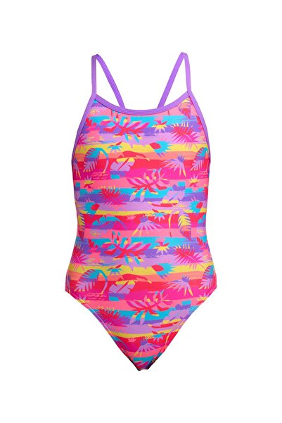 FUNKİTA ملابس سباحة للتدريب للفتيات من SS Lolly Leopard – ملابس سباحة بحمالات...